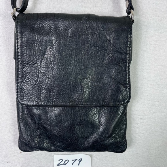 VERA PELLE MADE IN ITALY GENUINE LEATHER BAG CROSSBODY BAG 7”X 8” - Picture 1 of 8